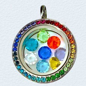 Origami Owl: Rainbow Locket & Crystals